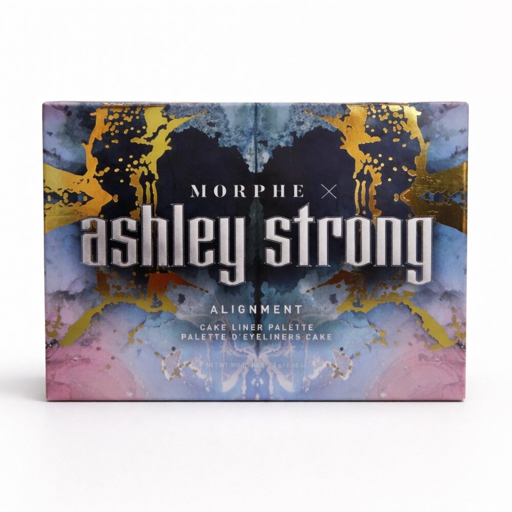 Morphe x Ashley Strong Alignment Cake Liner Palette Eyeliner Set New